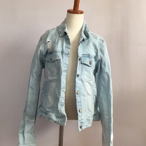 Ripped Jean Jacket